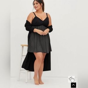 Torrid Super Soft Lace Bust Sleep Chemise; size 4X